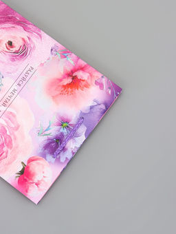 Цена за 2 шт. Пакет подарочный ламинированный вертикальный Цветочное ассорти, 18?22.3?10 см