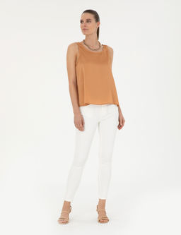 Beyaz Skinny Fit Jean Pantolon - Pierre cardin фото 3