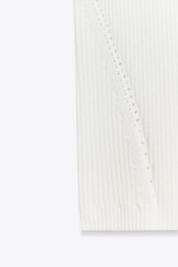 FITTED KNIT TOP - Zara фото 18