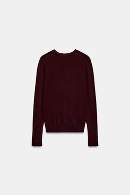 BASIC PLAIN KNIT SWEATER - Zara фото 32