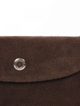 LACCOMA кошелек LA-1088-З-темно-коричневый натуральная замша