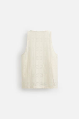 OPENWORK TANK TOP - Zara фото 8