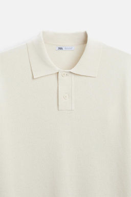 TEXTURED KNIT POLO SHIRT - Zara фото 33