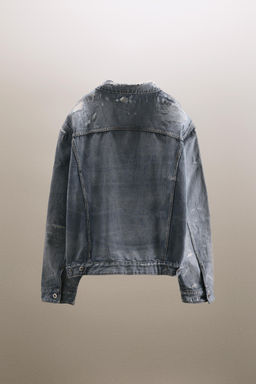 TRF RIPPED DENIM JACKET