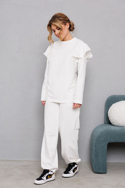 Джемпер AMORI 6469 молочный  фото 4