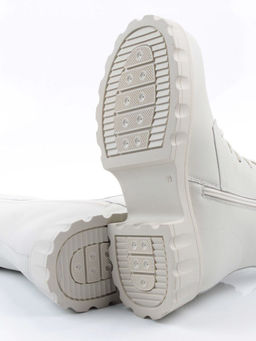 04-PAX27-2Z MILK Ботинки зимние женские (натуральная кожа, 100% шерсть)