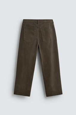 VELOUR BAGGY FIT TROUSERS - Zara фото 5