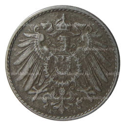 Монета 5 пфеннигов 1919 года A Германия