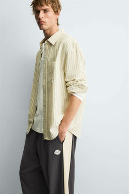 RELAXED FIT COLOUR BLOCK TROUSERS