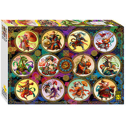 Пазлы 2000 "Китайский гороскоп"