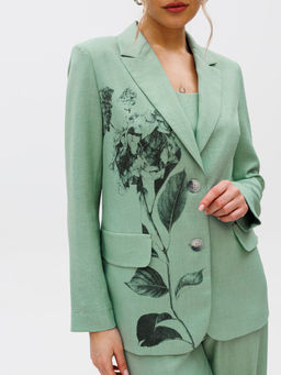 Костюм из жакета, топа и брюк. - Gizart фото 23