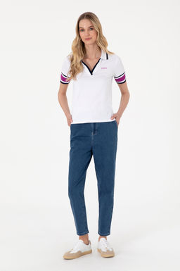 Kad_n Beyaz Ti__rt Sepette S_rpriz _ndirim - U.s. polo assn фото 4