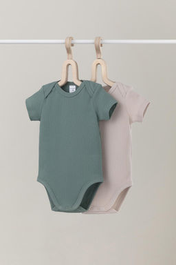 К 6525-2уп/полынь,бежевый набор полукомбинезон (боди) яс