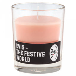 Свеча "Стакан" д7,5см, h9см, парафин, в стеклянном стакане, время горения 36 часов (Россия)