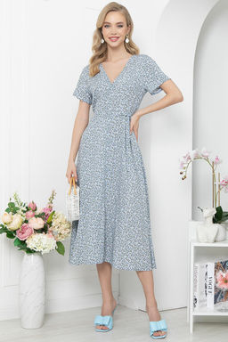 Платье Римские каникулы (голубое) П5605 - Lt collection фото 8