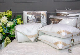 Под.Luxury Antistress Collection Swans Down (белый) 70х70