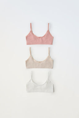 9-14 YEARS/ PACK OF THREE TEXTURED TOPS