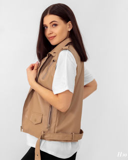 Жилетка Нэо (бежевый) - Nadi bordo фото 8