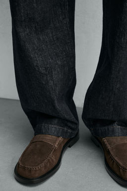 LEATHER PENNY LOAFERS - Zara фото 10