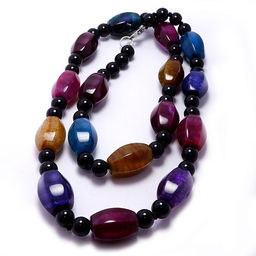 Бусы из камня MIX агат привлечение новых источников дохода