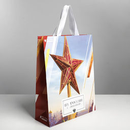 Пакет ламинированный вертикальный Красная площадь, L 40 31 11,5 см - Дарите счастье фото 2