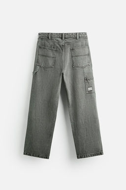 FADED CARPENTER POCKET TROUSERS - Zara фото 7