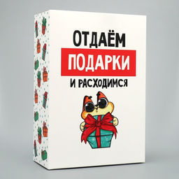 Коробка складная Отдаём подарки, 16 23 7.5 см