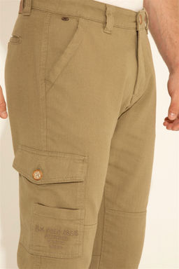 U. S. Polo Assn / Мужские брюки цвета хаки из плотной ткани - U.s. polo assn фото 5