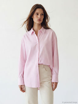 ?izgili Kad?n Oxford G?mlek