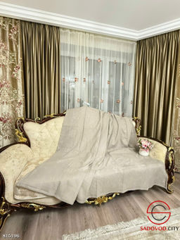 Плед покрывало вафельное в подарочной сумке