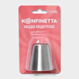 Насадка кондитерская KONFINETTA Цветок, d=3,7 см, выход d=2,2 см, нержавеющая сталь  фото 4