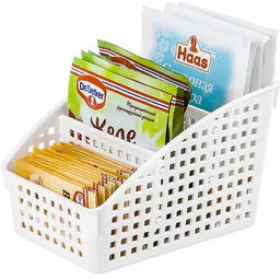 Органайзер Лофт с перегородками широкий 180х135х120мм (белый) 672006 Виолет - Виолёт фото 4