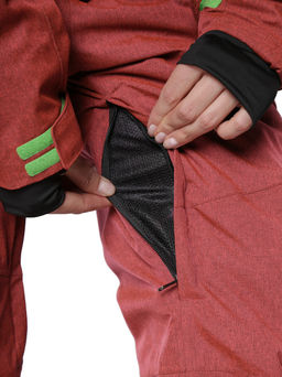 Комбинезон B-9063 Темно-бордовый - Snow headquarter фото 36