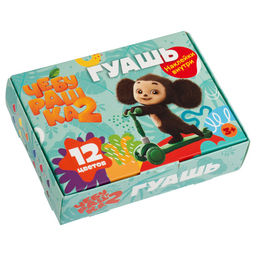 Гуашь Мульти-Пульти "Чебурашка -2" 12цв. 17,5мл. (ГК_62459)