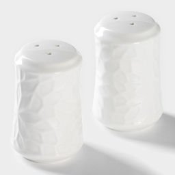 Набор для специй на бамбуковой подставке BellaTenero, 3 предмета: солонка 100 мл, перечница 100 мл, салфетница, фарфор, белый