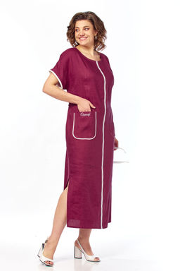 Платье Diamant 2191 бордо  фото 7