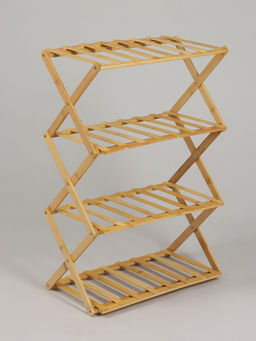 Стеллаж универсальный, 4 полки, 50×25×68 см, напольный, открытый, Greengo
