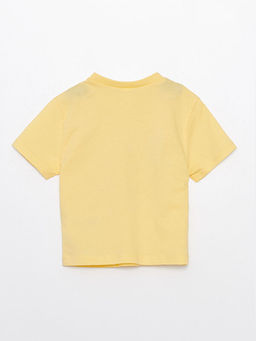 Bisiklet Yaka Bask?l? Erkek Bebek Ti??rt - Waikiki фото 2