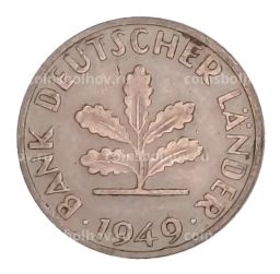 Монета 1 пфенниг 1949 года F Германия