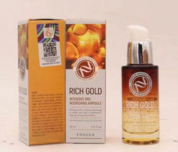 Enough Сыворотка питательная с золотом - Rich gold intensive pro nourishing ampoule, 30мл - Aopen фото 4