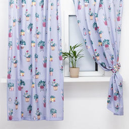 Комплект штор для кухни с подхватами Этель Hygge 145×180 см-2 шт., 100% п/э