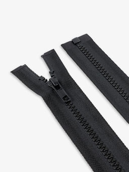 Цена за 10 шт. Молния «Трактор», №5, разъёмная, замок автомат, 80 см, чёрная