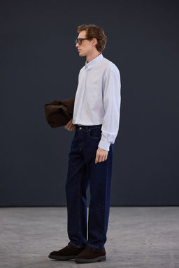 Trendyol Studio Ekru Oversize Erkek Gomlek TMNAW26GO00013 - Trendyolmilla фото 5