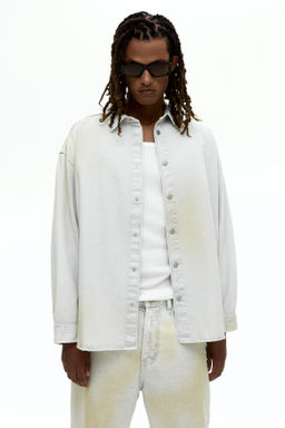 Camisa denim Oversized Fit - H&m фото 3