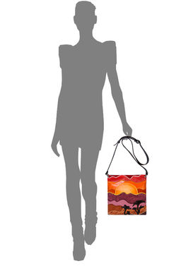 Сумка с аппликацией ДС-144-167 черный - Protege фото 4