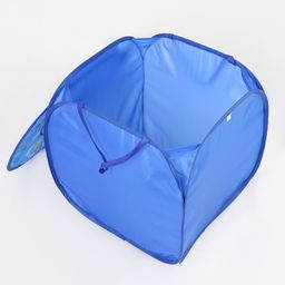 Корзина для хранения игрушек Футбол с крышкой, 45 х 45 х 43 см, синяя - Школа талантов фото 6