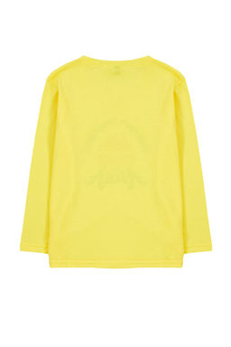 Lacivert Erkek Cocuk Hayvan Desenli Bisiklet Yaka Pamuklu Orme T-Shirt TKDAW25TS00009 - Trendyolmilla фото 13