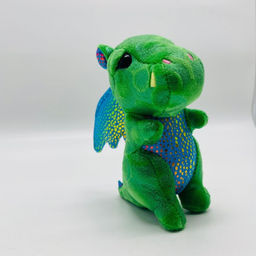 Мягкая игрушка брелок Дино с цветными чешуйками 13 см в ассортименте - Storyland фото 6