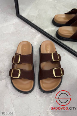 Шлепки женские замшевые - Bruno фото 3