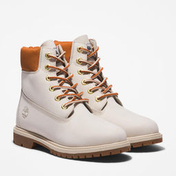 Ботинки Timberland 6 Inch Premium Boot WP белые  фото 4